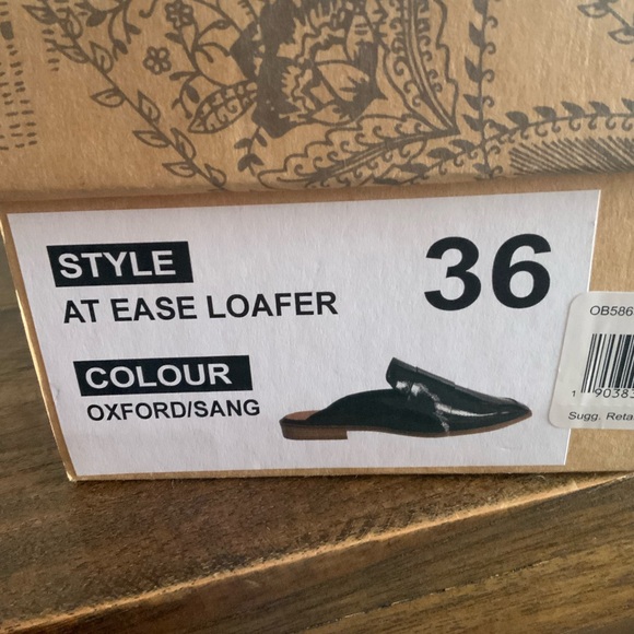 Free People 36 At Ease Women's Size 5 Shoes Black  Mule Fashion Loafers - Picture 3 of 11